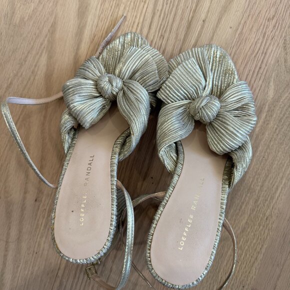 Loeffler Randall Camellia Knotted Sandal Heel / 7.5 - Picture 3 of 4